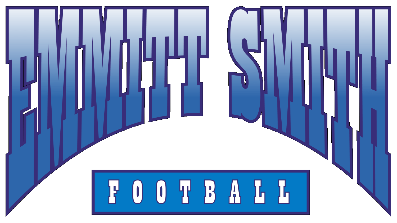 Emmitt Smith Football logo for Super Nintendo